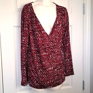Cleo Wrap Top Size Large